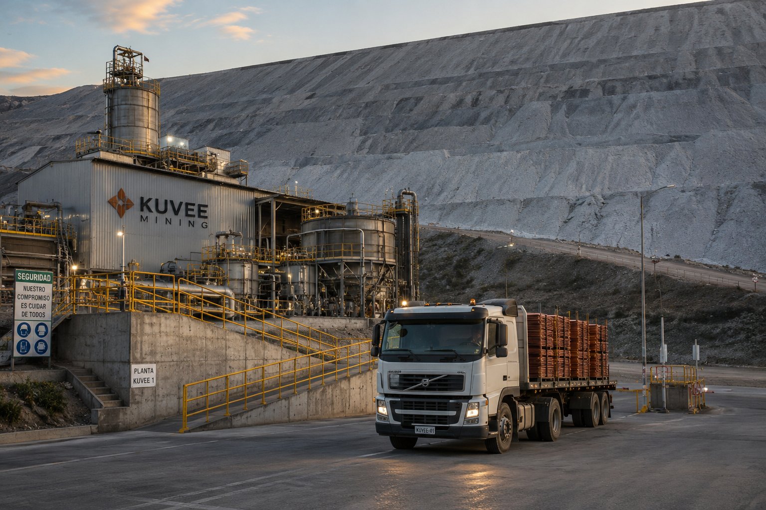 Planta Kuvee Mining de recuperación de relaves en operación